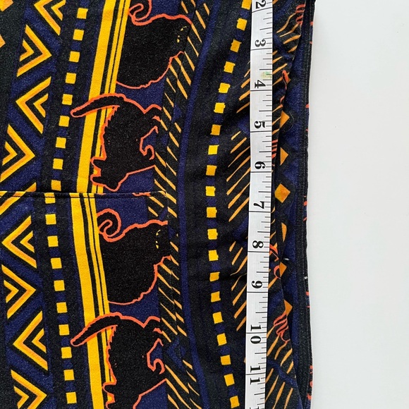 LulaRoe Halloween Black Cat Colorful Leggings OS - Picture 6 of 6